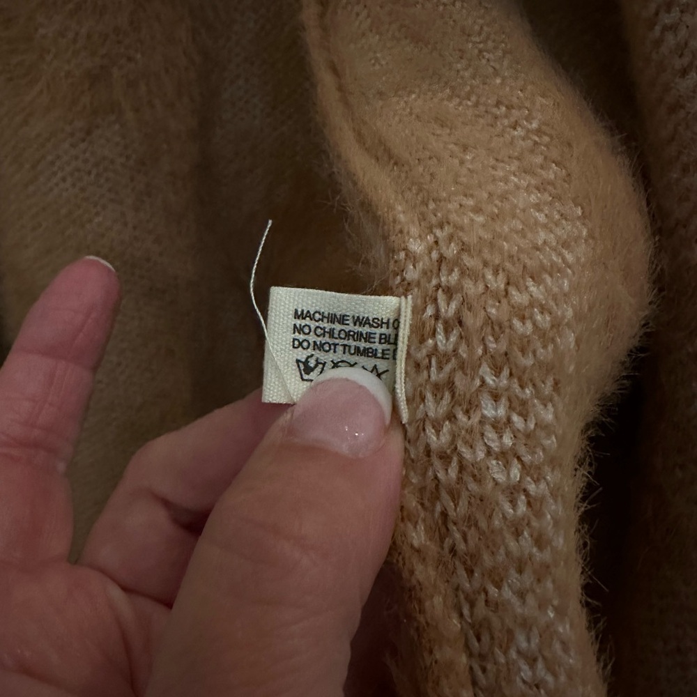 Nora Madison Tan Knit Sweater - Picture 7 of 7